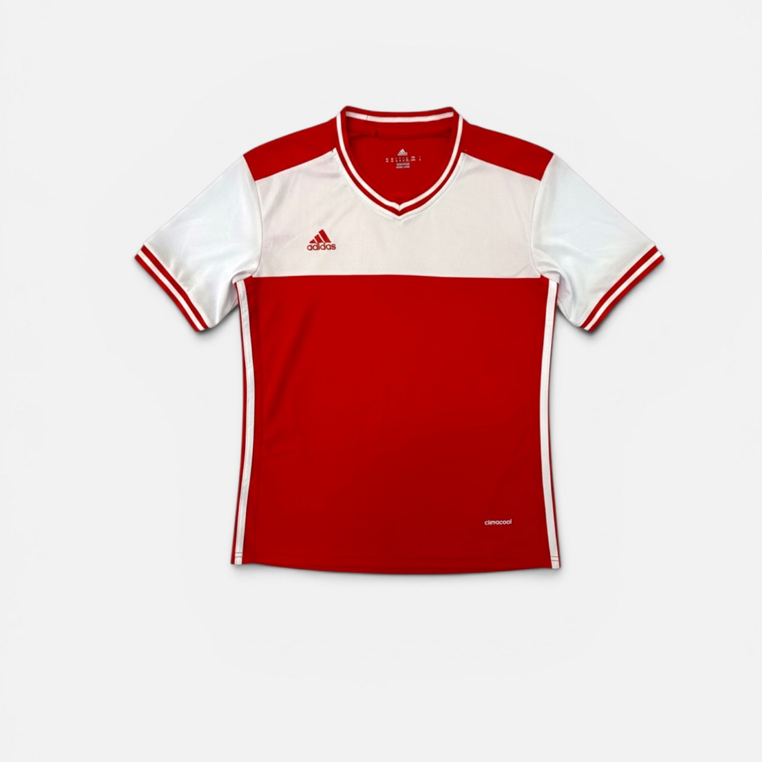 Adidas ClimaCool Γυναικεία Αθλητική Μπλούζα Κόκκινη/Λευκή M